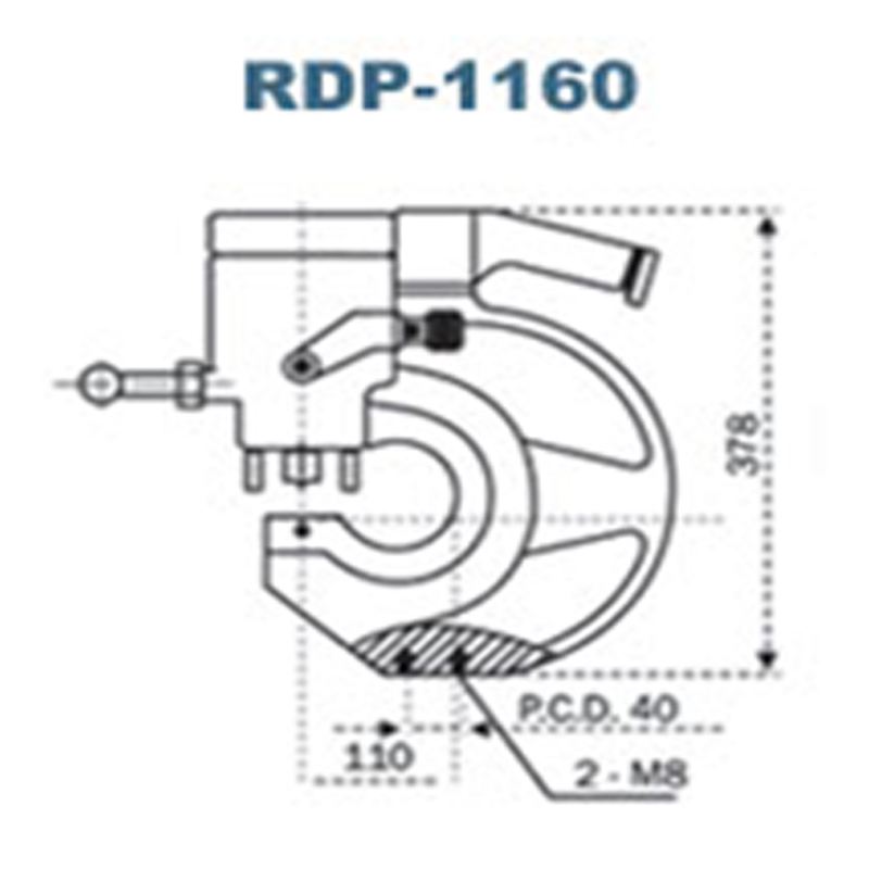 ROYAL HYDRAULIC PUNCHER MACHINE RDP-1160